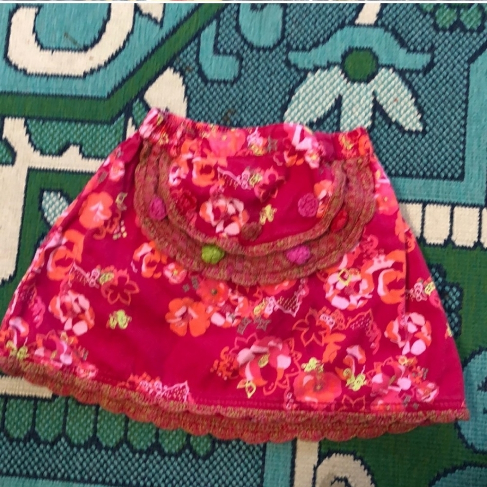 Sale Anthropologie oilily CAKE WALK Skirt Anthro